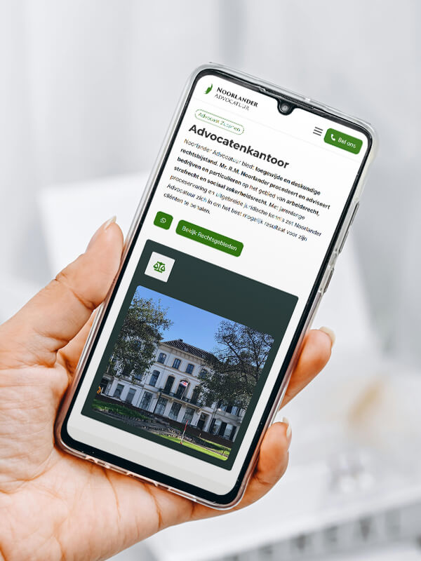 Advocatuur website laten maken
